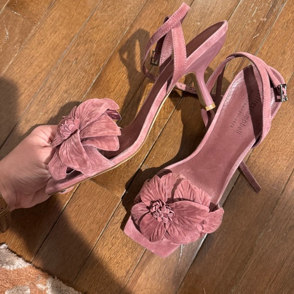 Jeffrey Campbell Pink Floral Women's Sandals - Picture 2 of 6